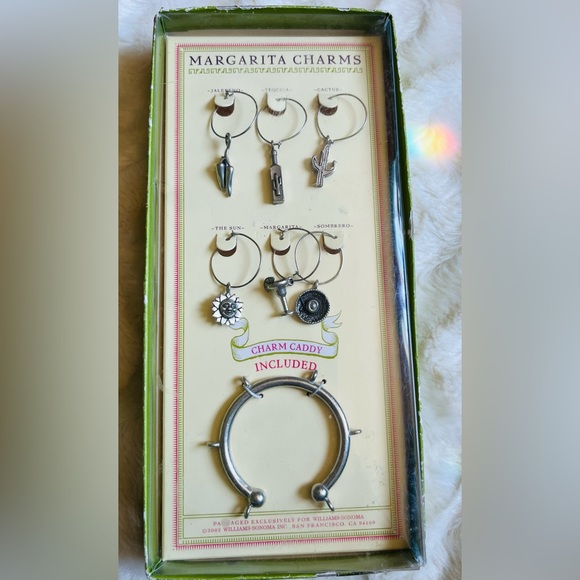 Williams Sonoma margarita charms with caddy - Picture 1 of 2
